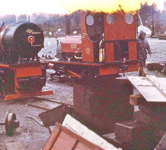 
'Elidr', HE493 of 1889. and OK at the workshops, Llanberis Lake Railway, October 1974