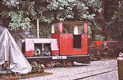 
RH (No 6) at the workshops, Llanberis Lake Railway, October 1974