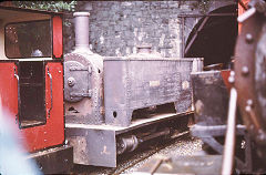 
'Diana', KS1158 of 1917, at the workshops, Llanberis Lake Railway, October 1974