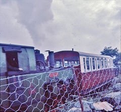 
SMR No 3 'Wyllfa' on the viaduct at Llanberis, October 1974