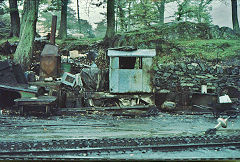 
RH 283869 of 1949, Llanberis, Snowdon Mountain Railway, ex-Llanddulas Limeworks and Quarries, October 1974