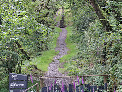 
Nant Gwernol incline to Bryn Eglwys Quarry, Talyllyn Railway, June 2021