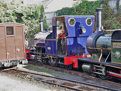 
'Talyllyn' at Pendre, Talyllyn Railway, October 2024