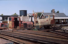 
RH 476108, 476109 of 1944 at Towyn, Talyllyn Railway, August 1969