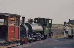 
'Sir Haydn' at Towyn, Talyllyn Railway, August 1969