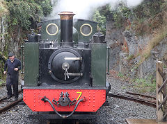 
VoR '7' at Devils Bridge Station, Vale of Rheidol Railway, October 2024