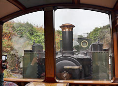 
VoR '7' at Devils Bridge Station, Vale of Rheidol Railway, October 2024