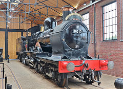 
BR Dukedog '9017' at the Vale of Rheidol Museum, October 2024