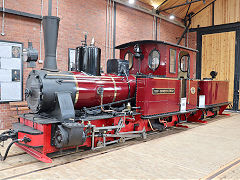 
'Graf Schwerin Lowitz' from the Brecon Mountain Railway at the Vale of Rheidol Museum, October 2024