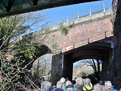 
The first 'Bristol and North Someset Railway' bridge at Frome, March 2022