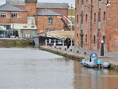 
Original level of Gloucester Docks, April 2024