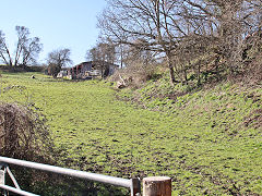 
The contractors incline to the Camerton Railway viaduct at Midford, March 2022