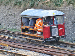 
Wickham railcar 'b40w' at Midsomer Norton Station, March 2022