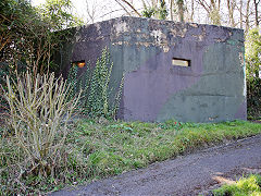 
The WW2 pillbox at Midsomer Norton Station, March 2022