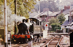 
GWR 4555 at Paignton Station, 1989