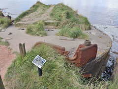 The ships graveyard at Purton, April 2018