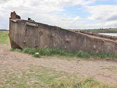 The ships graveyard at Purton, April 2018