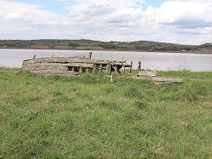 The ships graveyard at Purton, April 2018