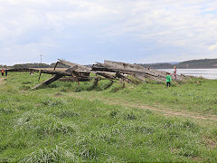 The ships graveyard at Purton, April 2018