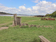 The ships graveyard at Purton, April 2018