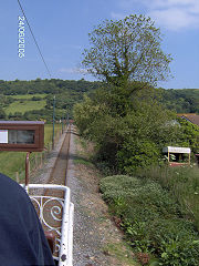 
Seaton Tramway along the route, June 2005