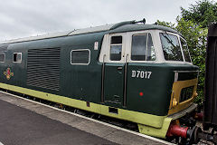 
D7017 at Bishops Lydiard, West Somerset Railway , June 2017