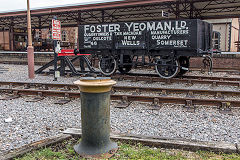 
 'Foster Yeoman' wagon at Minehead, West Somerset Railway, June 2015