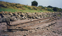 
Hulk of the 'Nibley' built in 1895 and beached in 1955, Lydney Harbour, June 2003