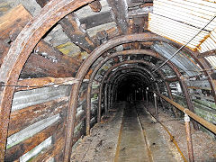 
Hopewell Colliery, looking back up to the surface, © Photo courtesy of Steve Davies