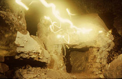 
Old Ham Iron Mine stalagmite, June 1974