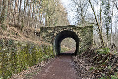
The 1904 retaining arch below Trafalgar Colliery, January 2020