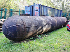 
Boiler for the boiler house, Brandy Bottom, October 2024