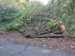 
Donisthorpe Colliery winding wheel made by Thompson & Southwick, October 2024