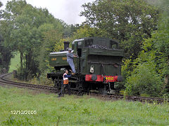
Boscarne Junction and 4612, Bodmin and Wenford Railway, October 2005