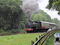 
Boscarne Junction and 4612, Bodmin and Wenford Railway, October 2005