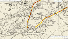 
Map of South Wheal Francis, c1905, © Crown Copyright reserved