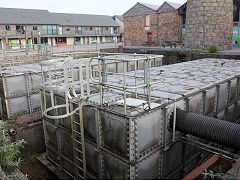 
Water filtration on the site of the boilers, South Crofty, Redruth, September 2023