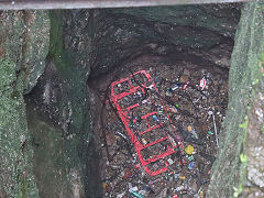 
Hind's shaft, 1465 ft deep, Wheal Uny, September 2023