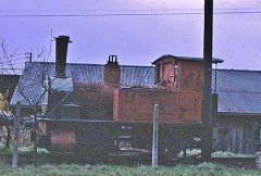 
'Baxter' FJ 158 of 1877 from Betchworth Limeworks, Bluebell Railway, March 1969