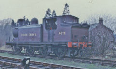 
LBSCR 473 'Birchgrove' at the Bluebell Railway, March 1969