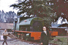 
'Banshee',  Peckett 1830 of 1934, at Bressingham, August 1968