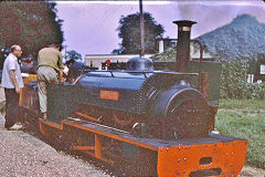 
'Gwynedd', Hunslet 316 of 1883, at Bressingham, August 1968