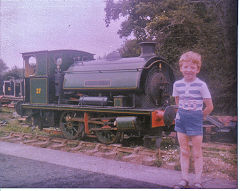 
HL No 37 'Invincible', Isle of Wight Steam Railway, 1978