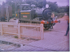 
No 8 'Freshwater', Isle of Wight Steam Railway, 1978