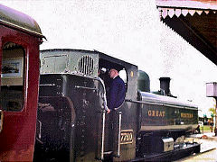 
Driving lessons on 7760, Quainton Road, May 1999