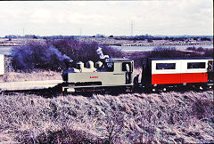 
'Superb' WB 2624 of 1940, The Bowaters Railway, Sittingbourne, March 1970