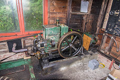 
Crossley engine in the pump house, Amberley Museum, May 2015