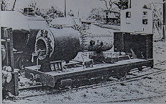 
'Polar Bear's boiler has ben put on backwords to faclitate repairs, 1977, © Photo courtesy of 'Brockham Museum News' and D H Smith