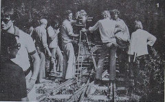 
Filming 'Doctor Who - The Deadly Assassin', 1976, © Photo courtesy of 'Brockham Museum News' contributors
