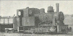 
3ft gauge Henschel loco '21' at St Sampson, © Photo courtesy of J R Bennett